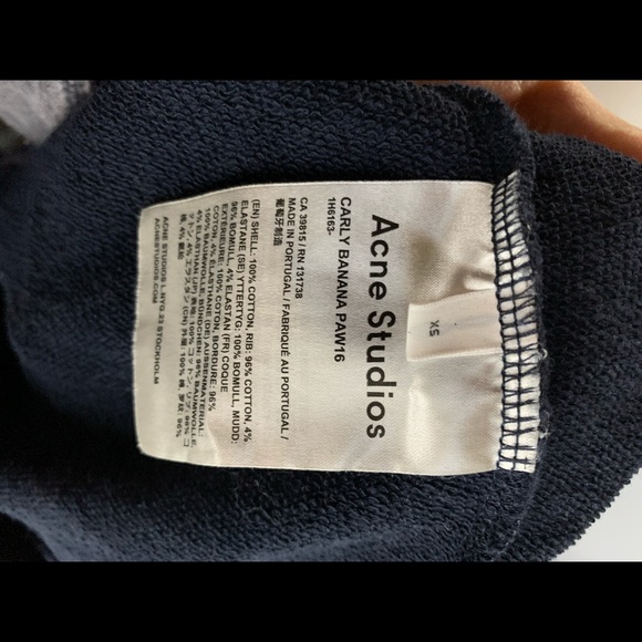 Acne studio banana sweatshirt